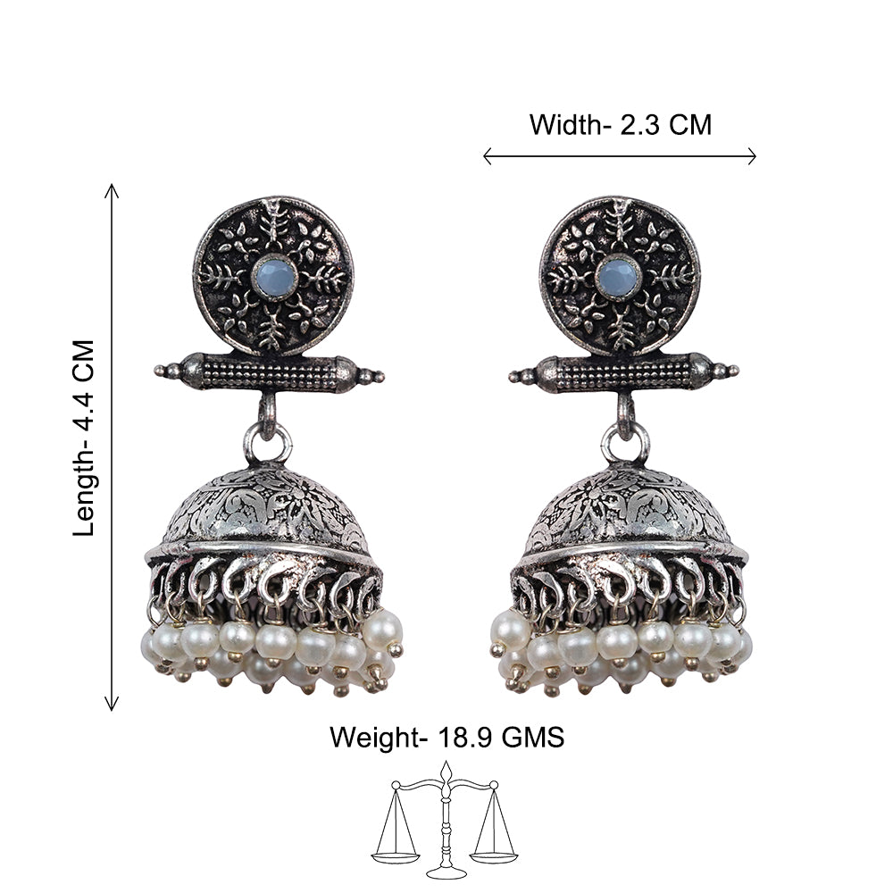 Charmbell earrings (Grey)