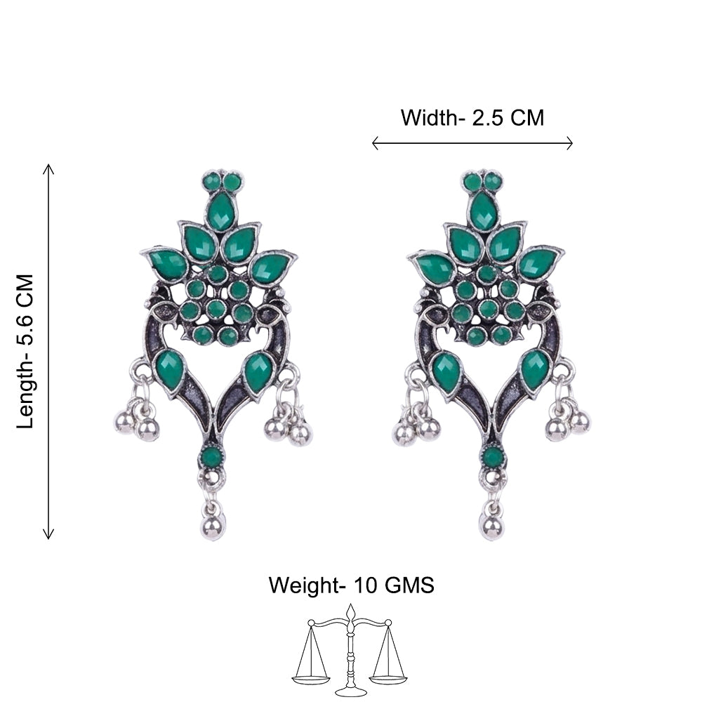 Tint and Twinkle earrings (Green)