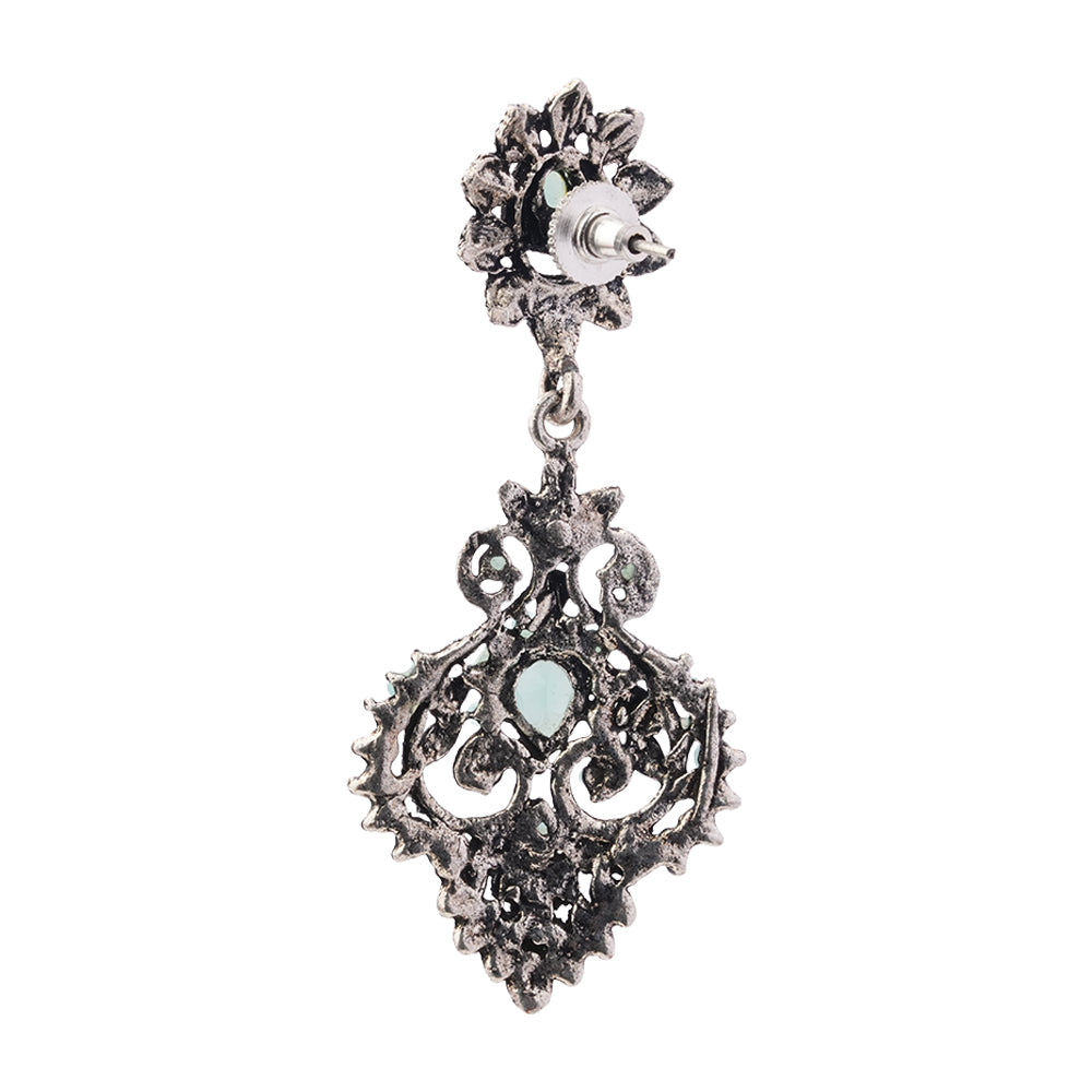 Heritage Paisley Dangler earrings (Mint)