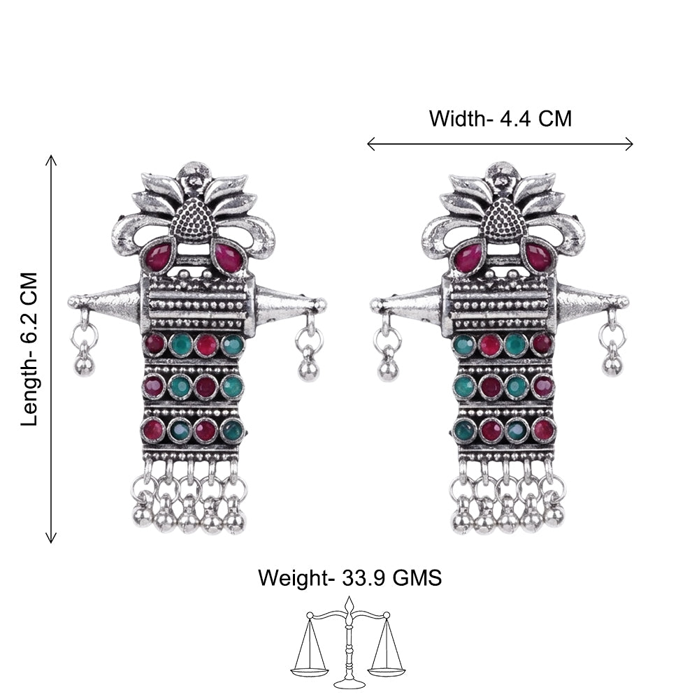 Bindaas Boho dangler earrings (Multicolored)
