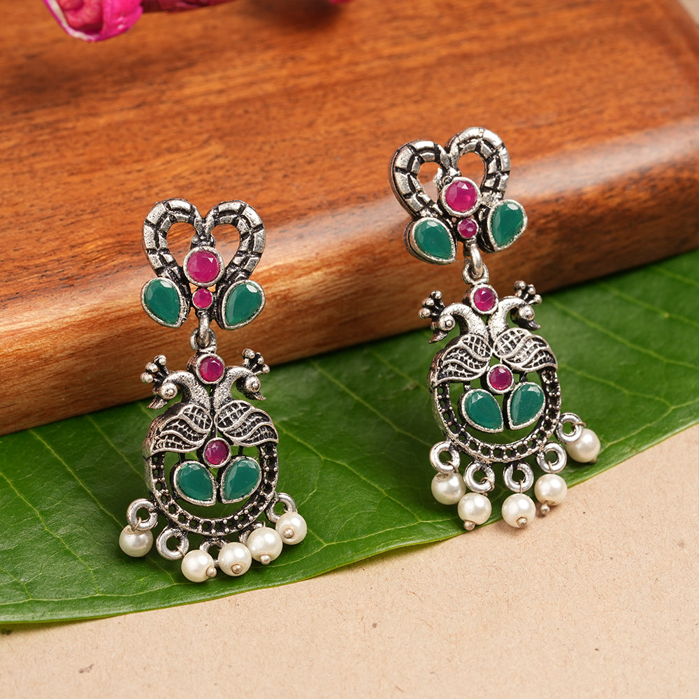 Neelkanth Dangler earrings (Multicolored)