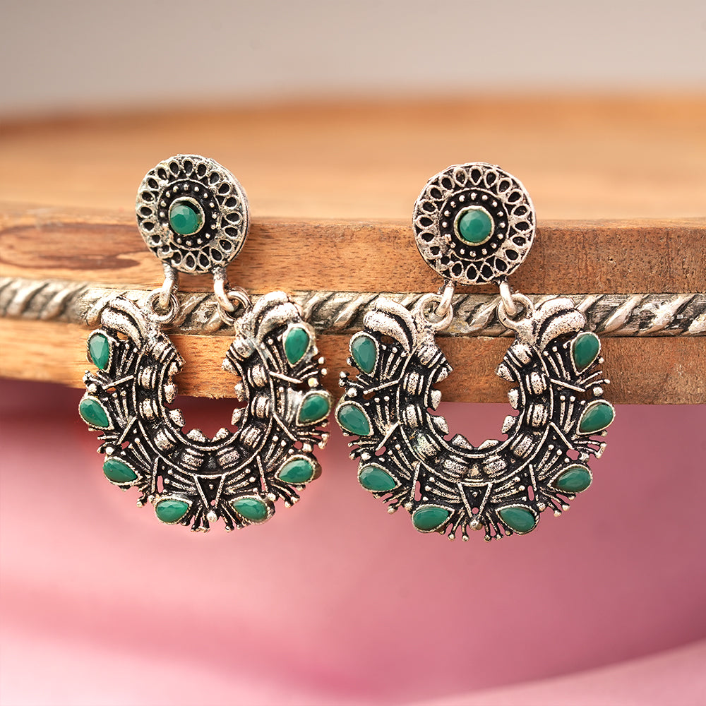 Dangling Delight Dangler Earrings (Green)