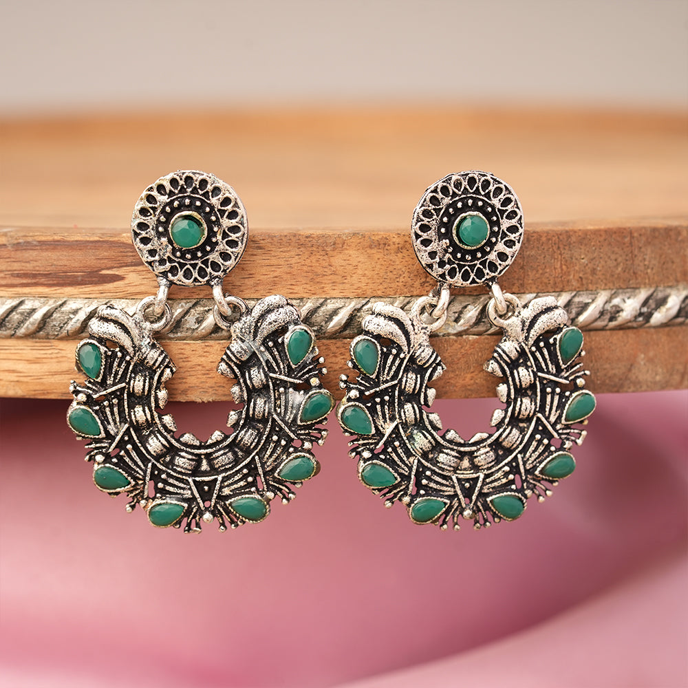 Dangling Delight Dangler Earrings (Green)