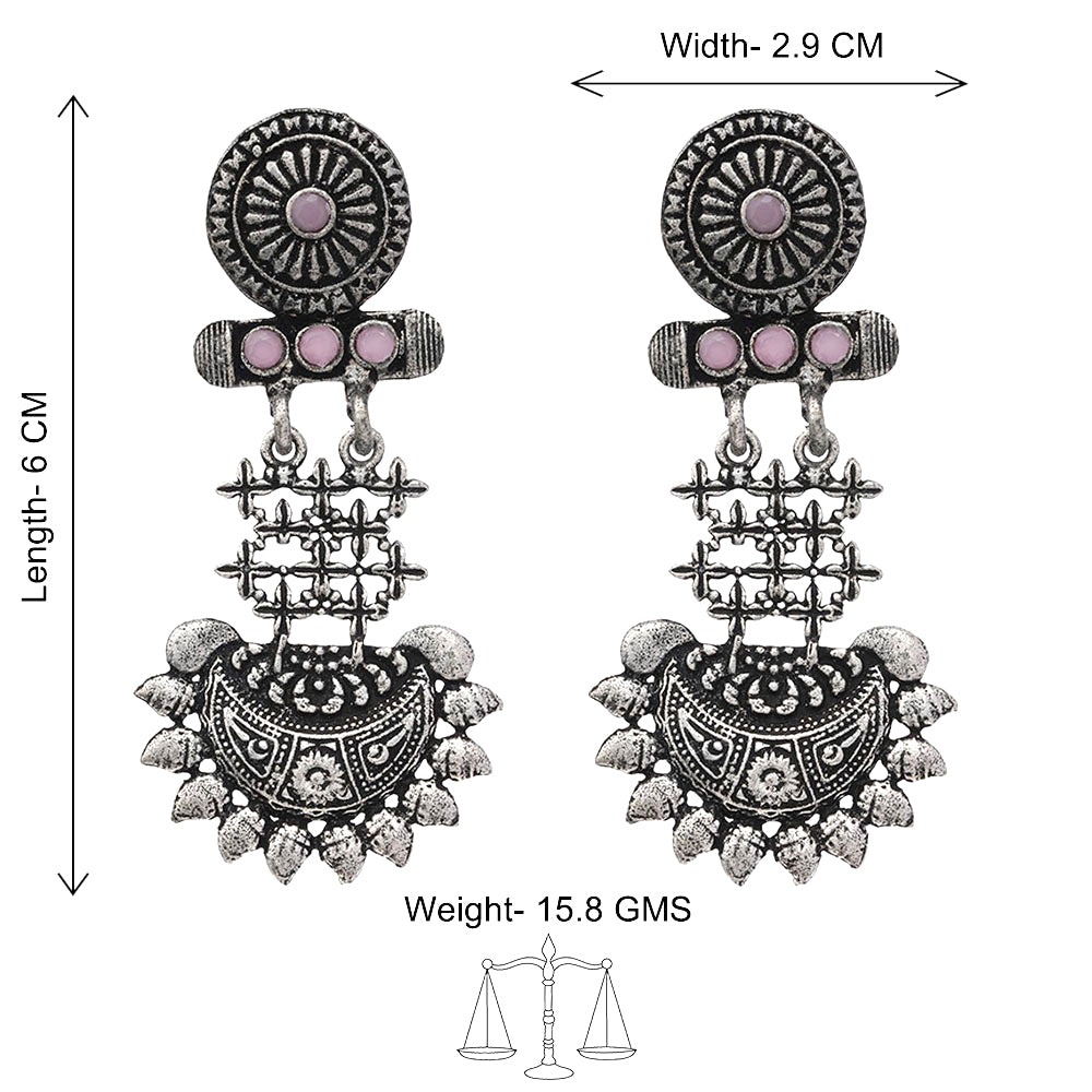 Enchanted Swing dangler earring (Baby Pink)
