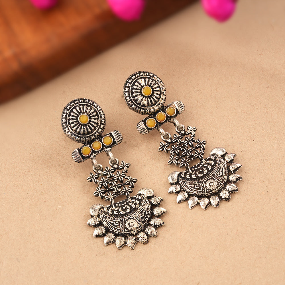 Enchanted Swing dangler earring (Yellow)