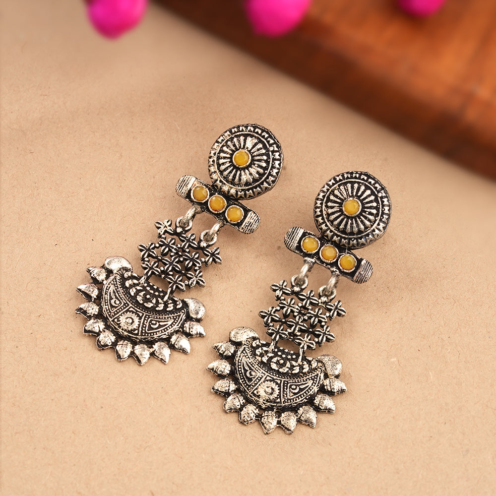 Enchanted Swing dangler earring (Yellow)