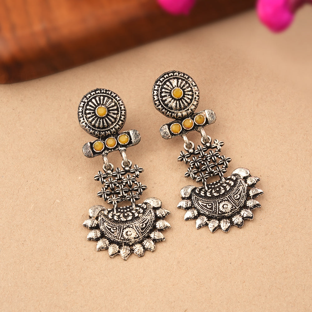Enchanted Swing dangler earring (Yellow)