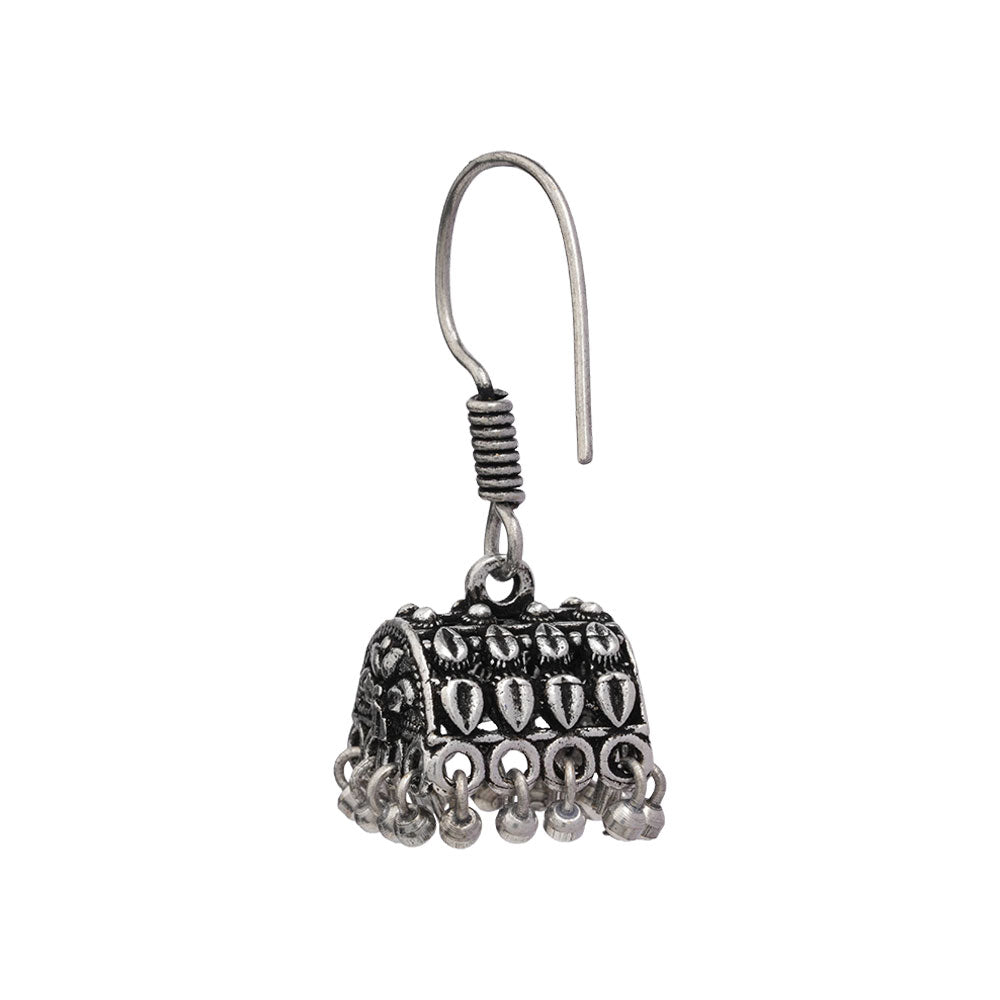 Tiny Twinkle jhumki earring (Silver)