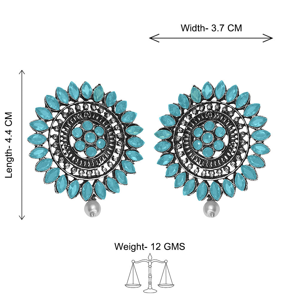 Traditional twish stud earring (Mint)