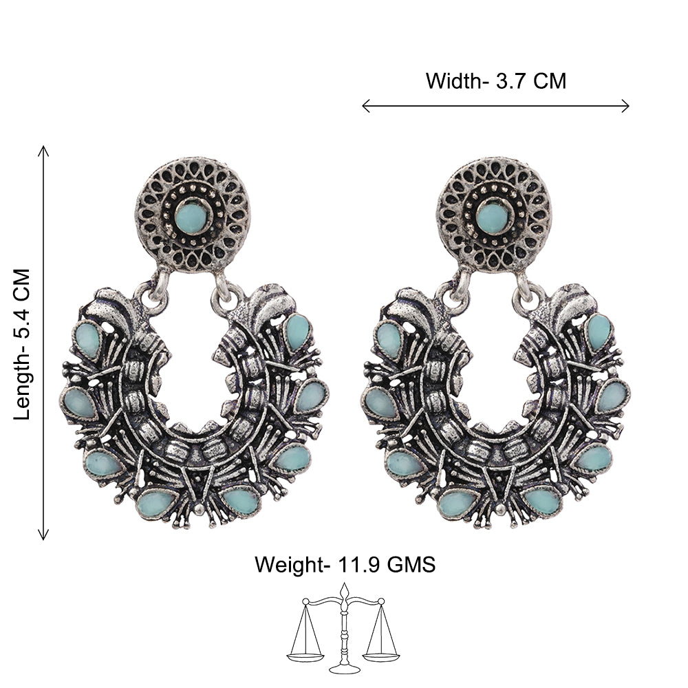 Diva Drops stud earrings (Mint)