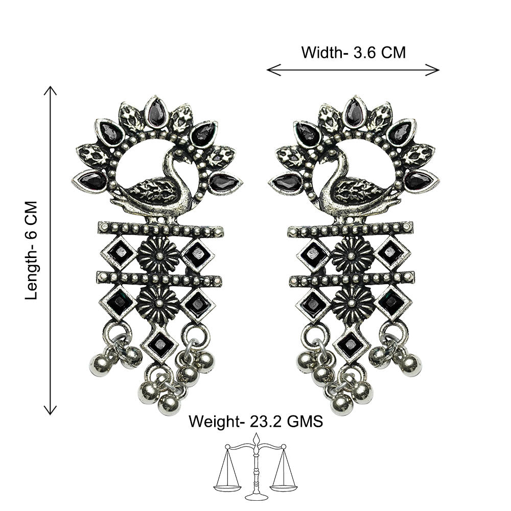 Marsh Muse dangler earring (Black)