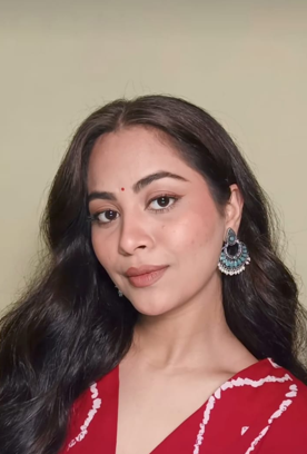 Charming Chaandbali pearl stud earrings (Mint)