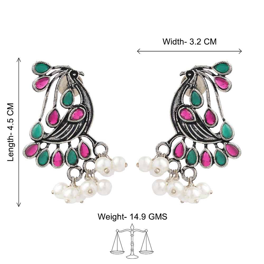 Chirpy Charm Stud earrings (Multicolored)