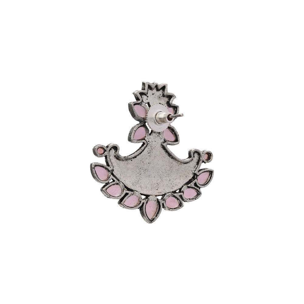 Shimmer and shine dangler earrings (Baby Pink)