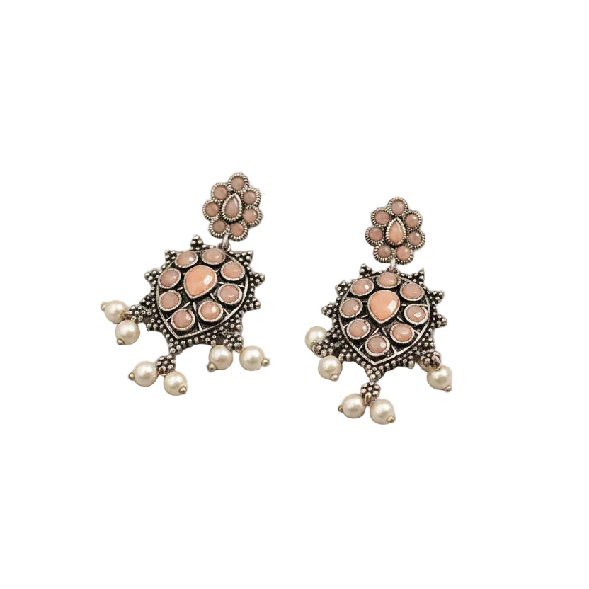Drop Radiance dangler earrings (Light Orange)