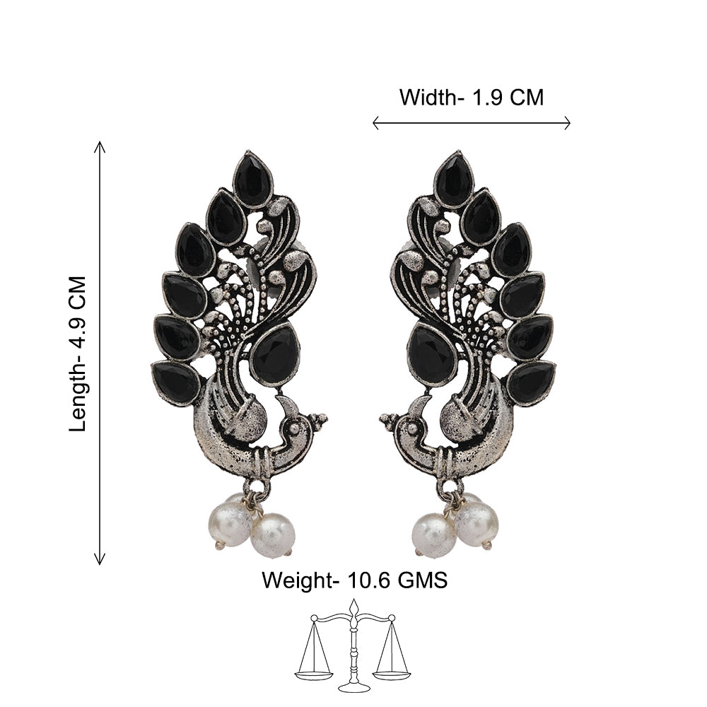 Mayur Pride stud earrings (Black)