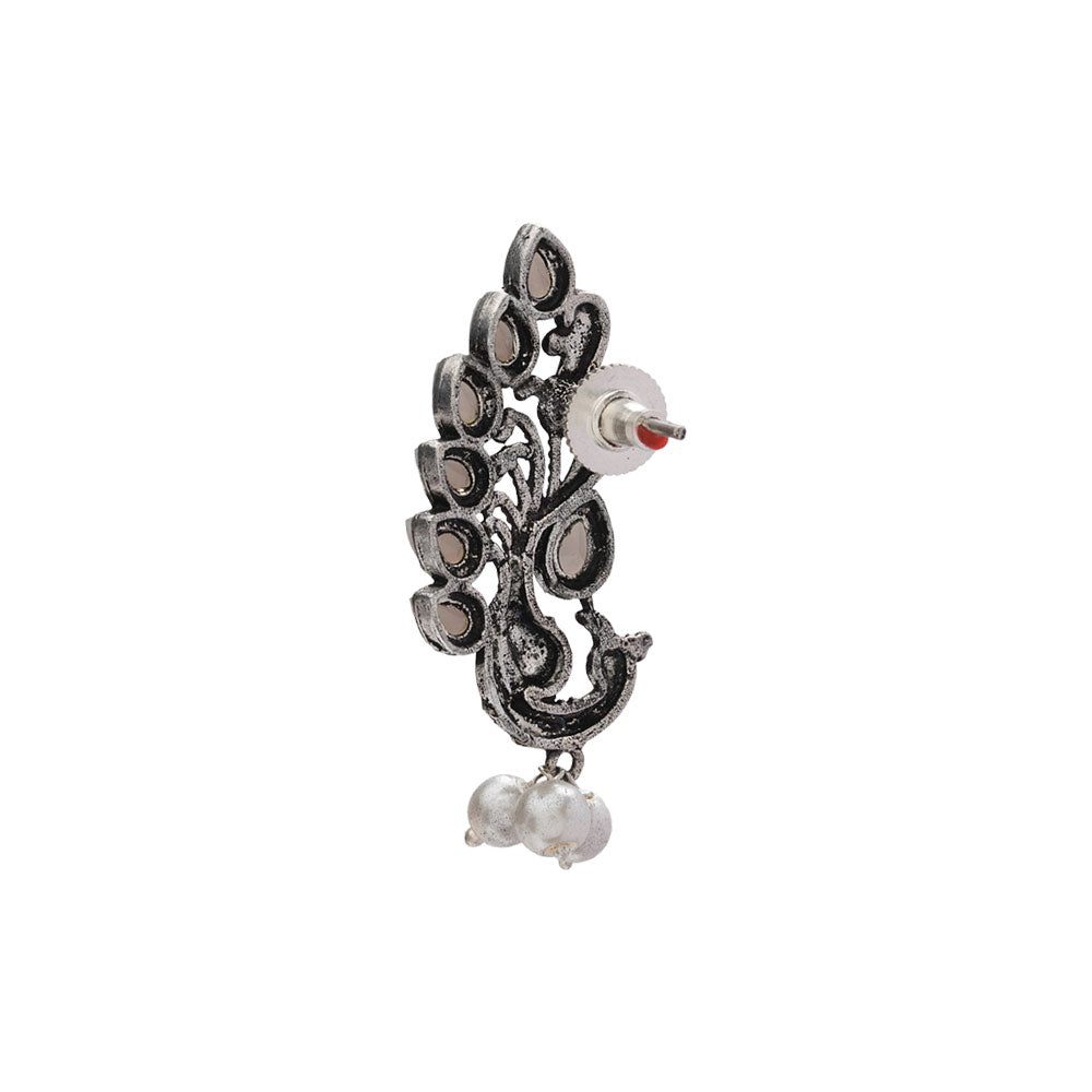 Mayur Pride stud earrings (Grey)