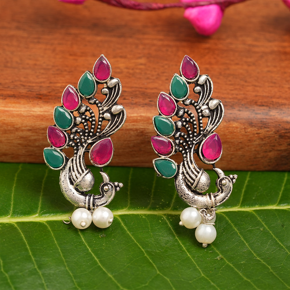 Mayur Pride stud earrings (Multicolored)