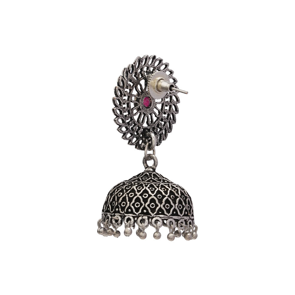 Jhilmil jhumki earring (Red)