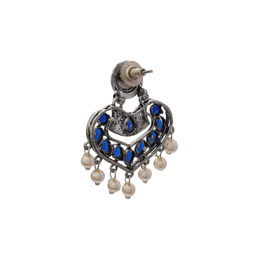Patra dangler earrings (Blue)