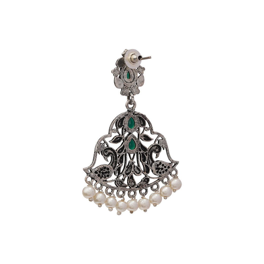 Morpatra dangler earrings (Green)