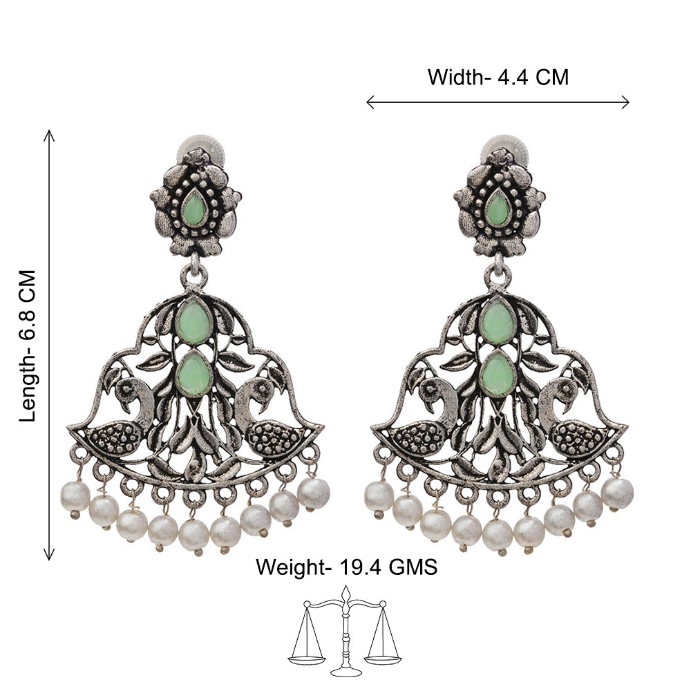 Morpatra dangler earrings (Pista)
