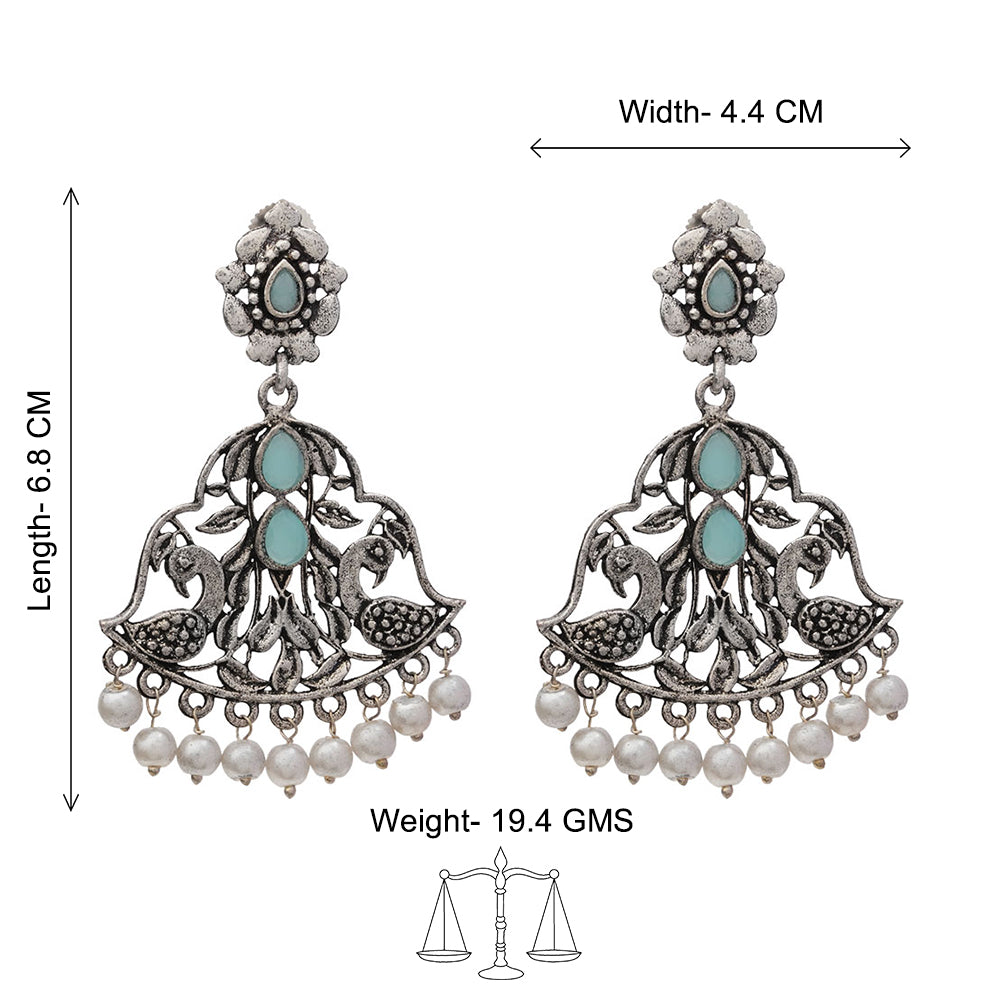 Morpatra dangler earrings (Mint)
