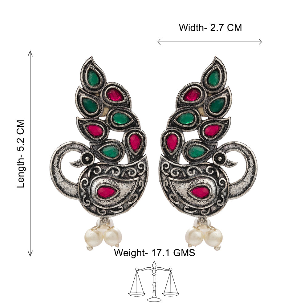 Morpankh pretty stud earrings (Multicolored)