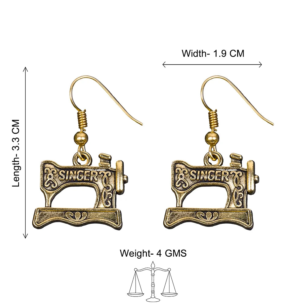 Peacock glow stone studded dangler earrings & Taylor dangler earrings Combo set