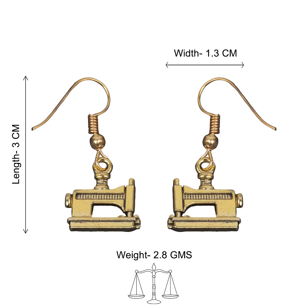 Sew-chic dangler earrings