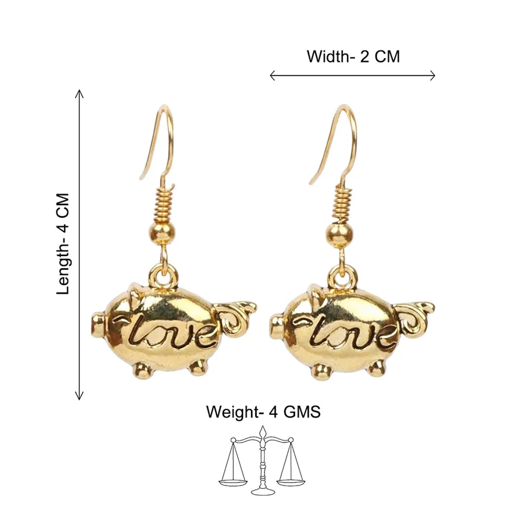 Peacock glow stone studded dangler & Treasure oink dangler Combo set