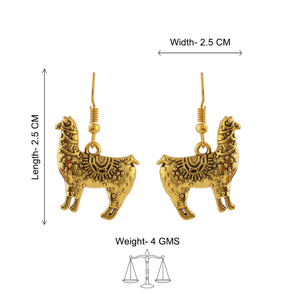 Lama Drama dangler earrings