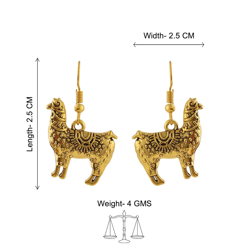 Kalash Kamal earring (Light Orange) Lama Drama dangler earrings Combo set