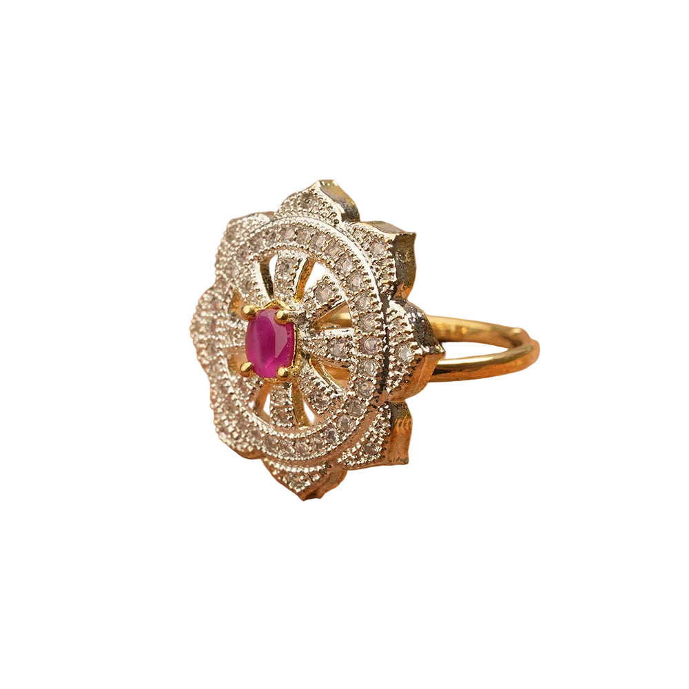 Zirconia Adjustable Ring