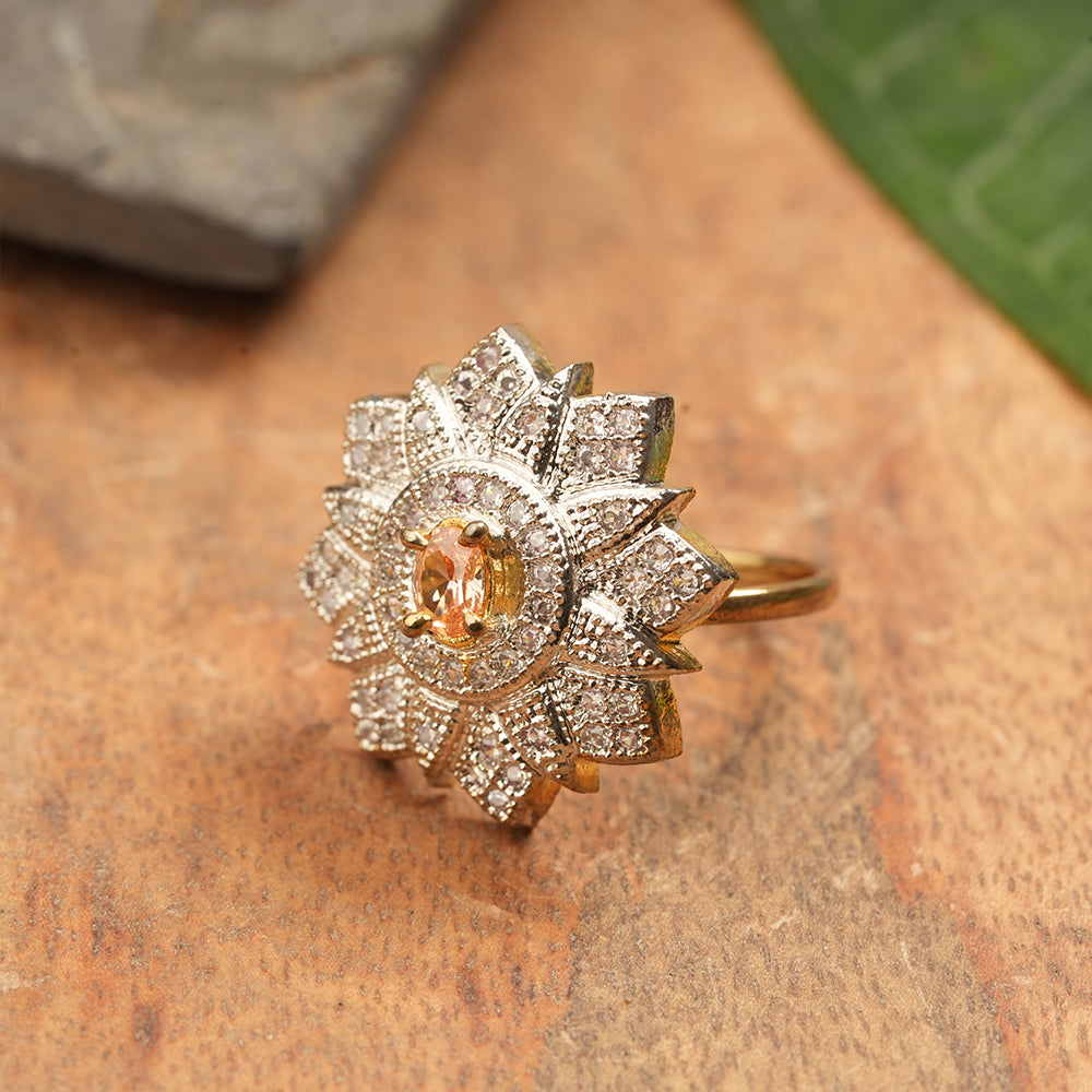 Zirconia Adjustable Ring