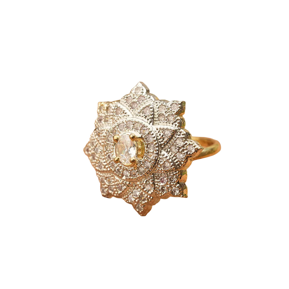 Zirconia Adjustable Ring