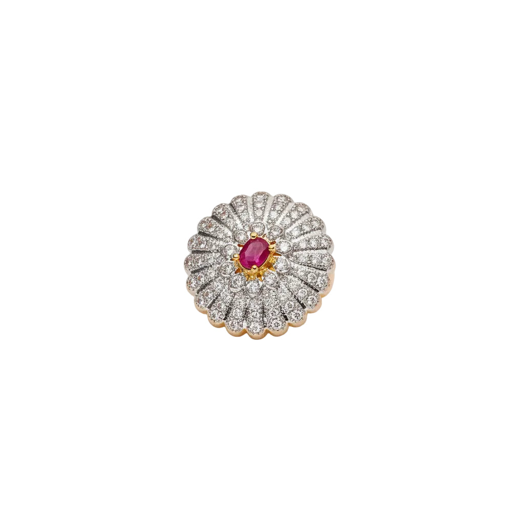Dazzeling Daisy stone studded zirconia rings