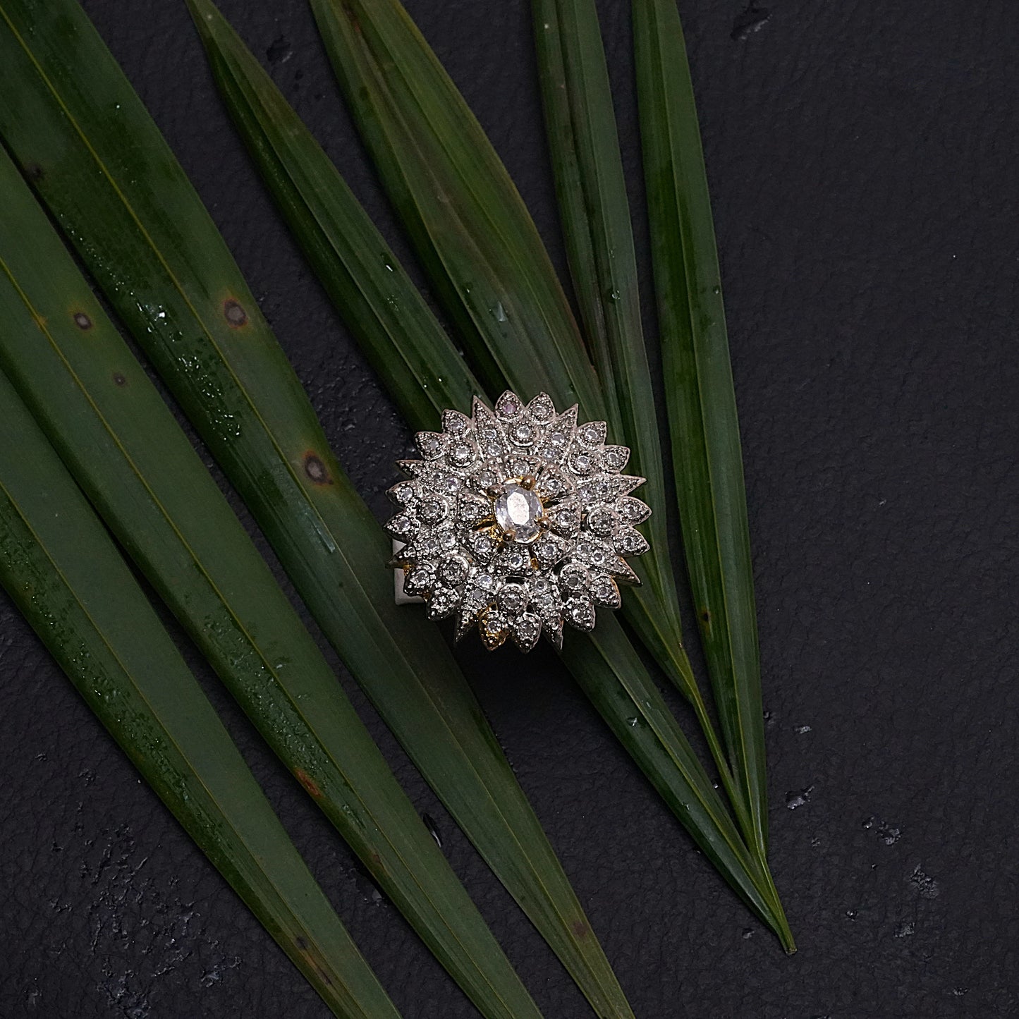 Zirconia Adjustable Ring