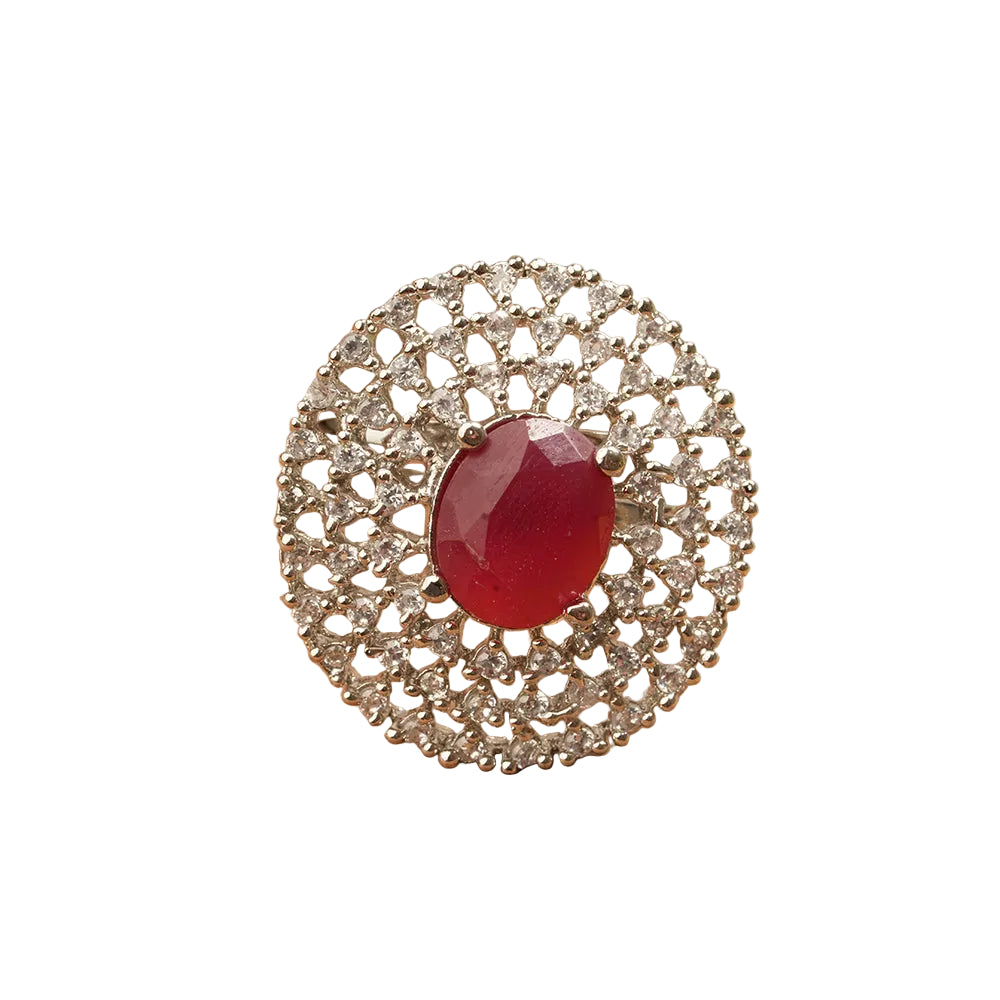 Zirconia Adjustable Ring
