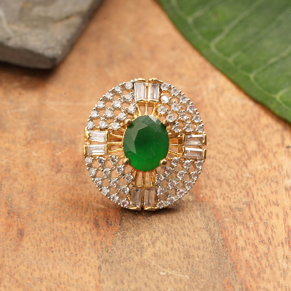 Zirconia Adjustable Ring