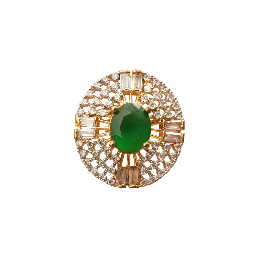Zirconia Adjustable Ring