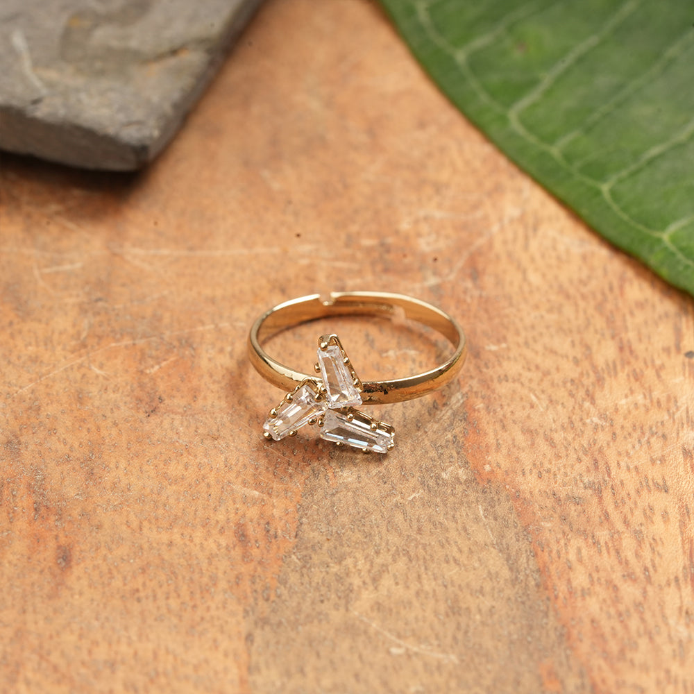 Zirconia Adjustable Ring