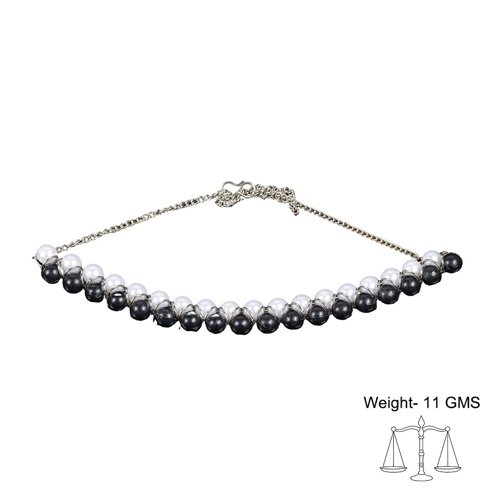 Moonlit pearl choker neckpiece