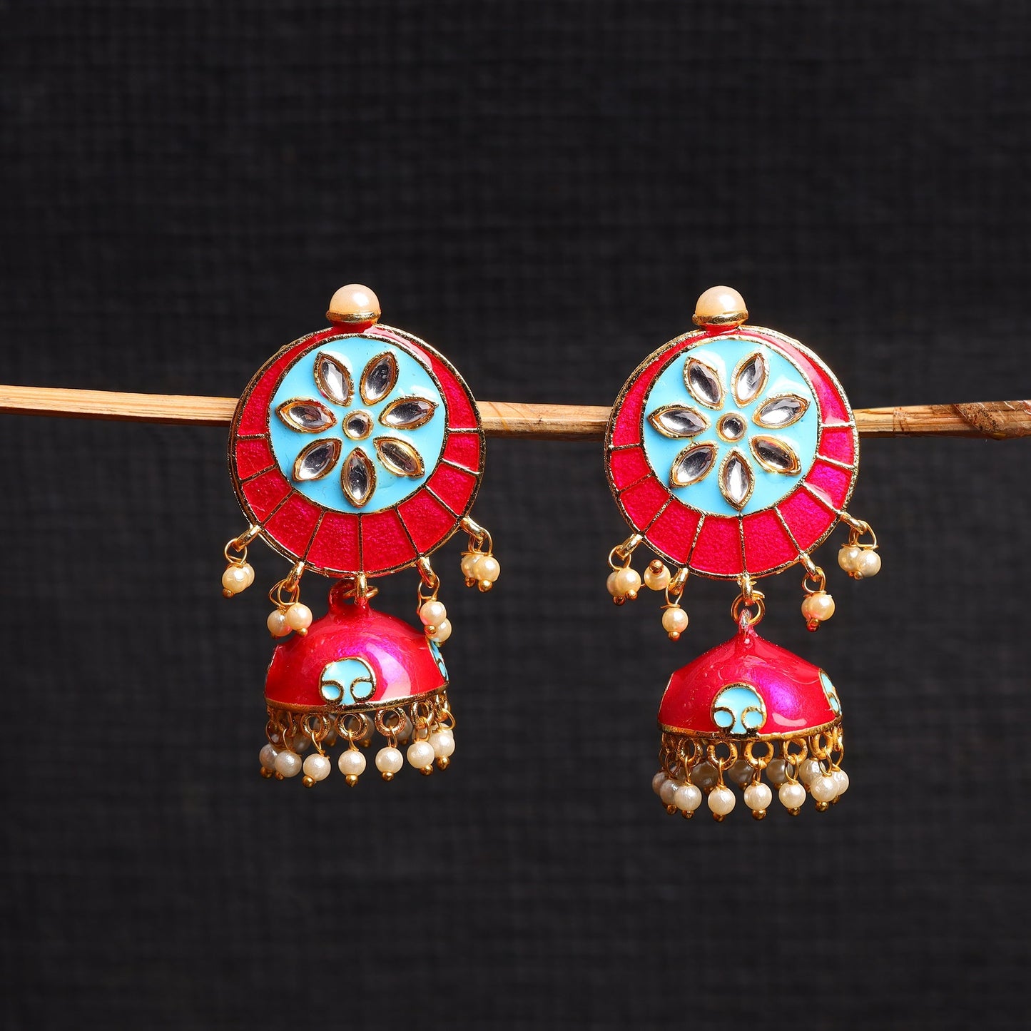 Meenakari Earrings