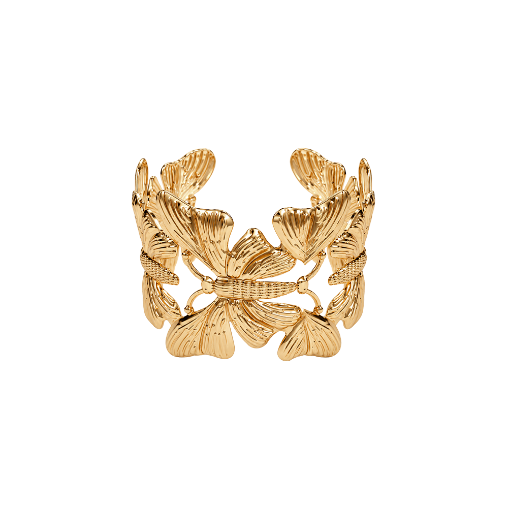 Golden Butterfly Statement Bracelet