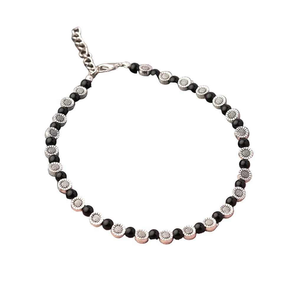 Moonlit Spark Anklet (Black)