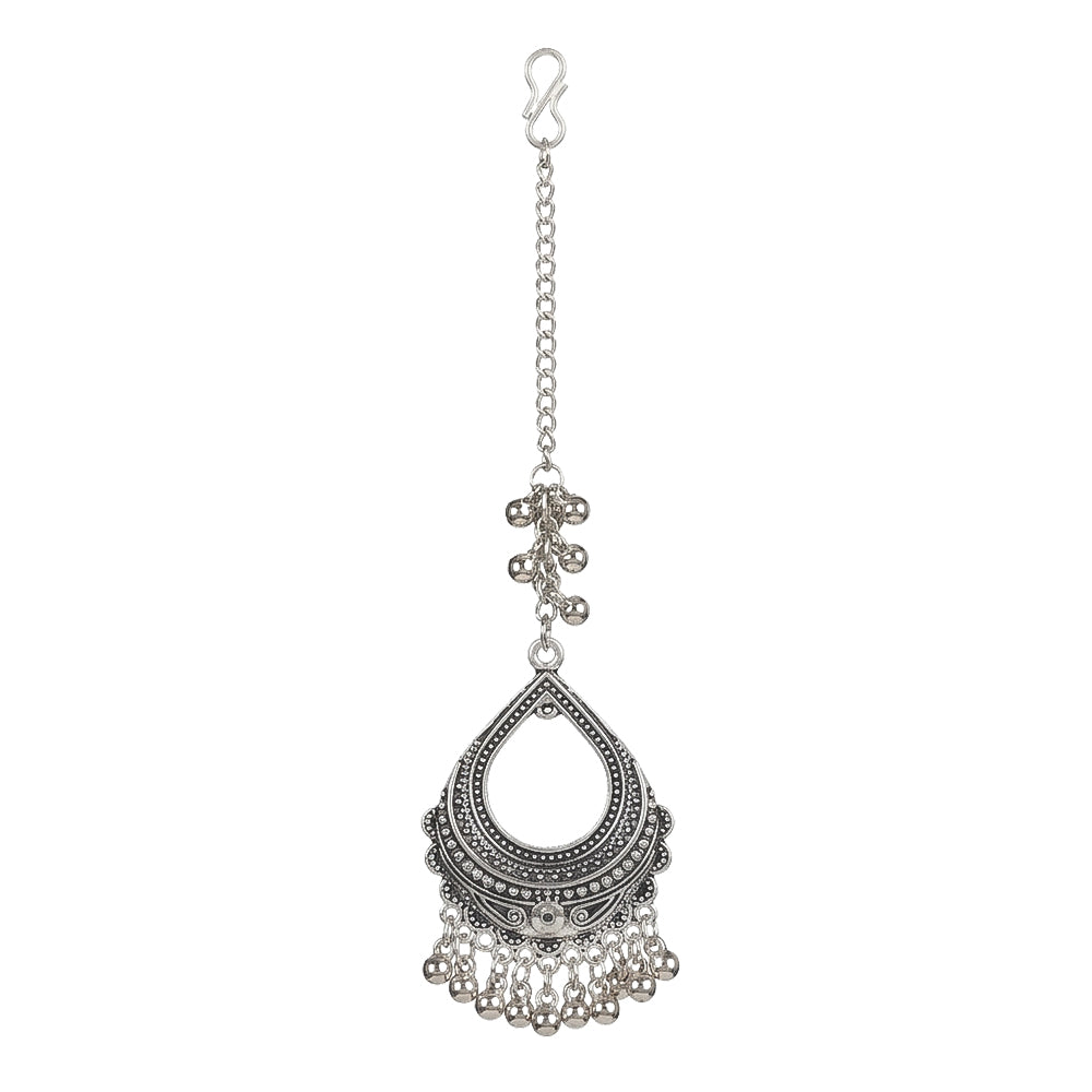 Shimmering drop oxidised magtikka (Silver)