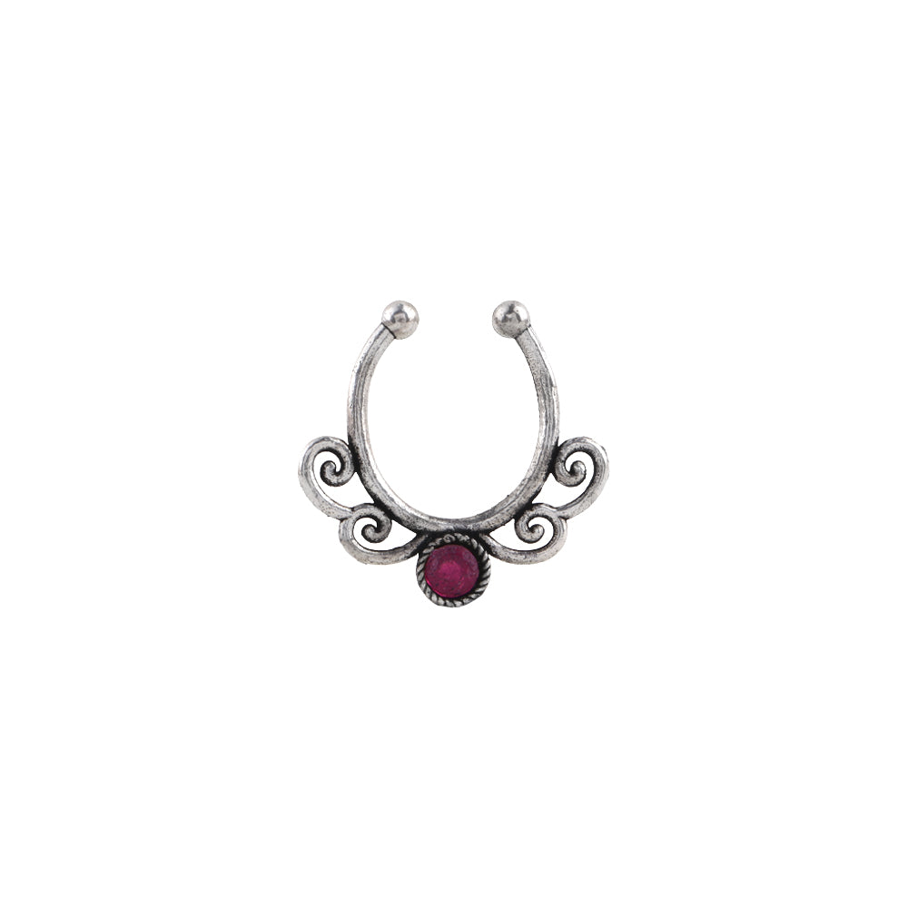 Stone Studded Beautiful Septum