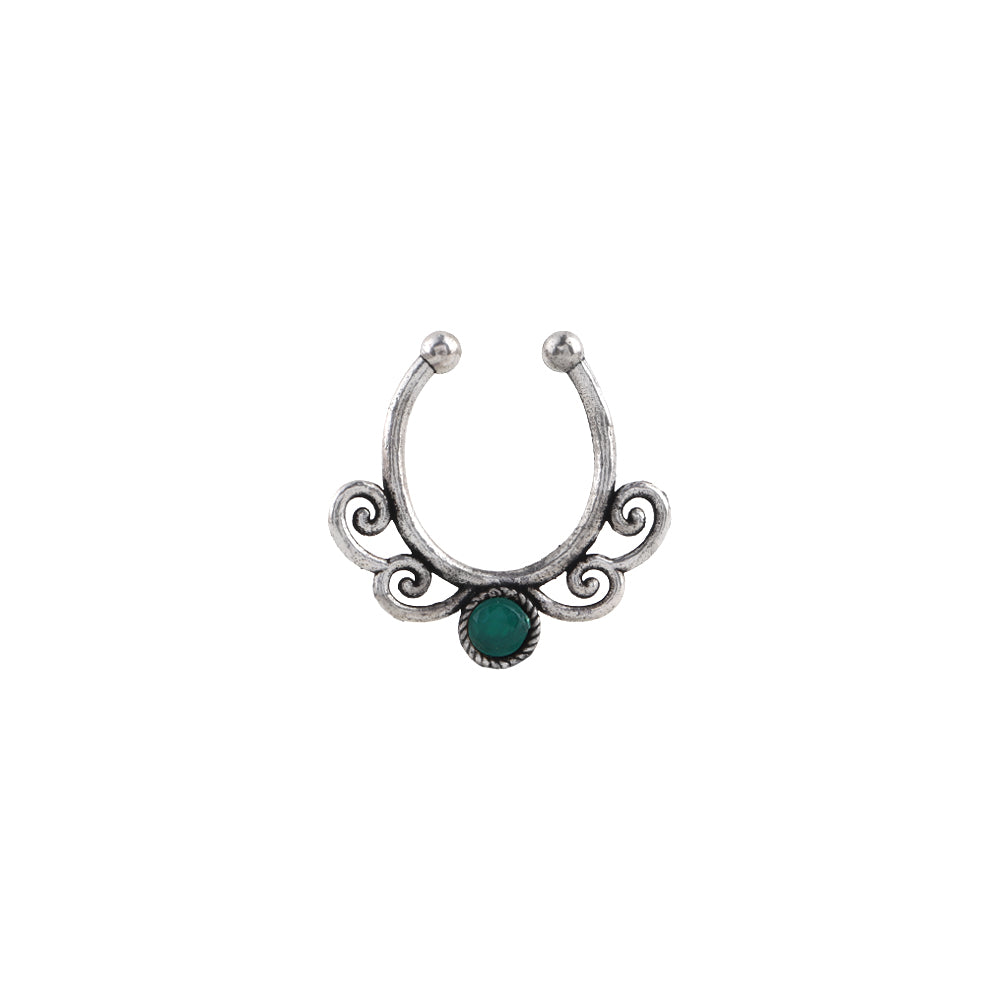 Stone Studded Beautiful Septum