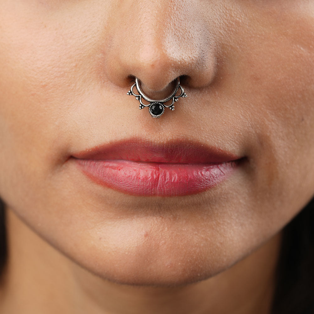 Stone Studded Beautiful Septum